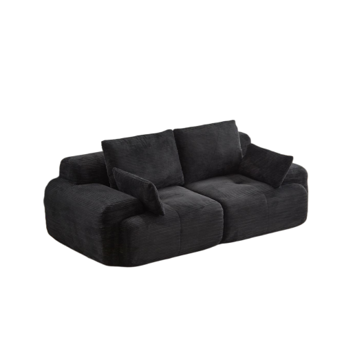 Black / Row of 2 / Corduroy