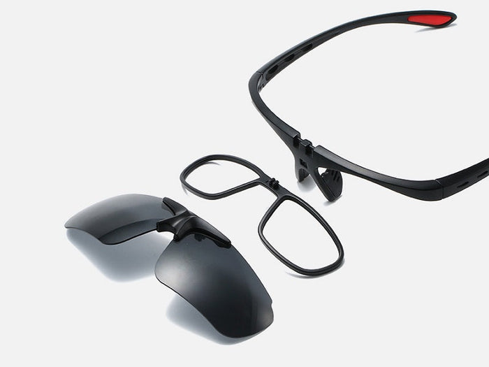 DealOnlineNZ polarized sunglasses with changeable color lenses, stylish outdoor eyewear for versatile sun protection.