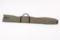 Olive green carrying bag with handle, suitable for outdoor equipment storage and transport.