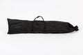 Black storage bag made of durable fabric, perfect for carrying outdoor equipment or gear.