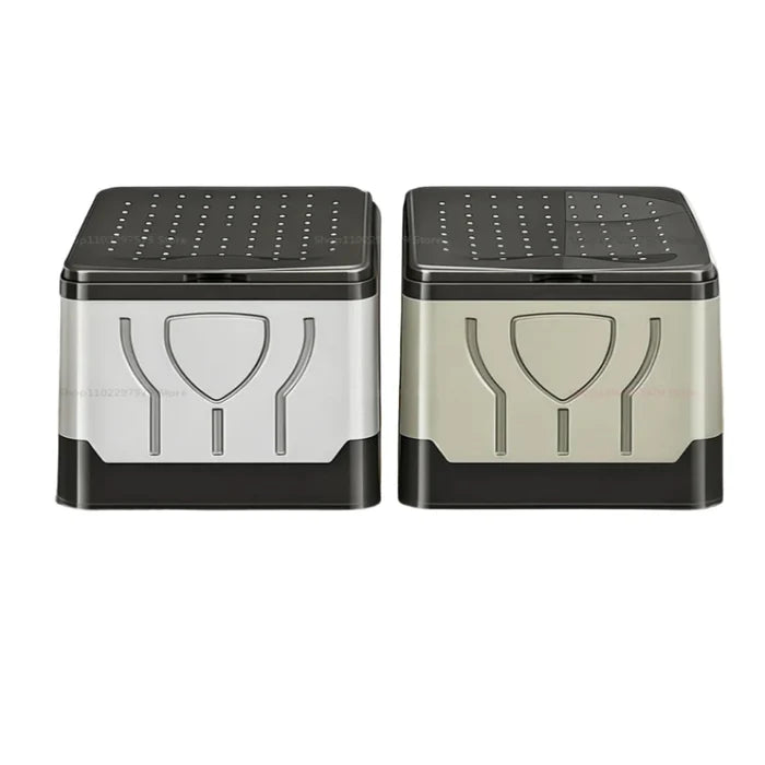 Portable Habicare 4-in-1 outdoor camping toilet with foldable design and odor-proof features, suitable for camping and outdoor activities.