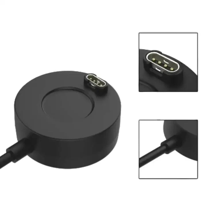 Habicare TWS portable USB charger for Garmin Fenix and Venu watches, compact and convenient charging accessory