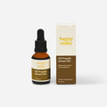 Close-up of a bottle of Happy Valley Honey Propolis Extract NZ with the label and natural extract inside