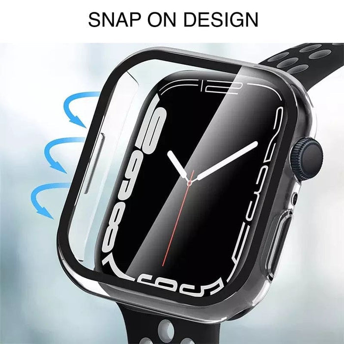 Clear protective case for Apple Watch 1st generation 42mm, designed by That Watch Shop, showing the slim, transparent watch cover.