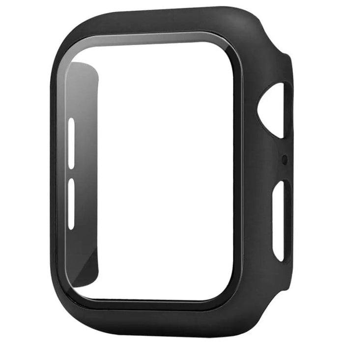 Black protective case for Apple Watch Series 1 38mm, designed to fit and safeguard the watch.