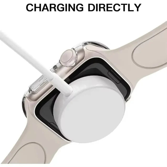 Habicare protective case for Apple Watch Series 10 46mm, clear watch case with precise cutouts, durable and lightweight.
