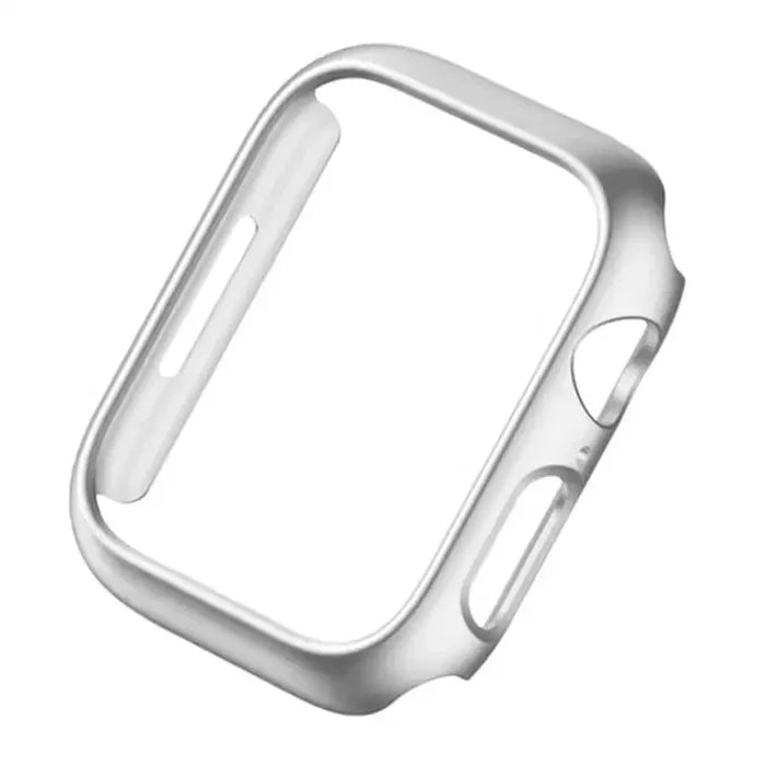 Silver Habicare protective case for Apple Watch Series 10 (46mm), designed to safeguard the watch with a sleek fit.