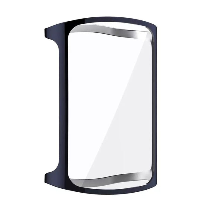 Black protective watch case for Fitbit Charge 5 by That Watch Shop, shown fitted around the device.