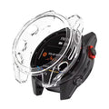 Clear protective case for Garmin epix Pro (Gen 2) 51mm smartwatch, showing a transparent cover on the watch face and band.