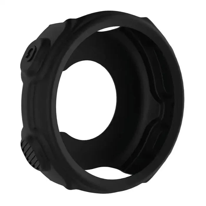 Black Habicare protective watch case for Garmin Forerunner 235 series, designed to protect and cover the watch.