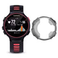 Black protective case for Garmin Forerunner 735/735XT sports watch, designed to safeguard the Garmin Garmin Forerunner 735XT.