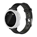 White Habicare protective case for Garmin Forerunner 735 and 735XT watch, providing durable coverage and protection.