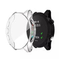 Clear protective case for Garmin Forerunner 745 watch by Habicare, showcasing a slim, transparent cover for watch protection.