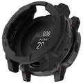 Black protective watch case for Garmin Instinct 3 (45mm), designed to safeguard the watch with a durable shell.