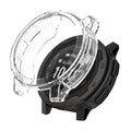 Clear protective case for Garmin Instinct watch by Habicare, showing the transparent, snug-fitting watch cover.