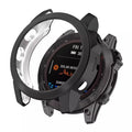 Black Habicare protective watch case for Garmin quatix 7X, offering durable coverage and secure fit for the smartwatch.