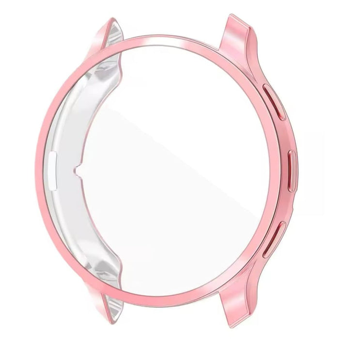 Pink protective watch case for Garmin Venu 3, designed to shield the smartwatch from scratches and impacts.