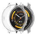 Clear protective case for Garmin Venu 3S smartwatch by Habicare, showing a transparent, durable cover fitting the watch.