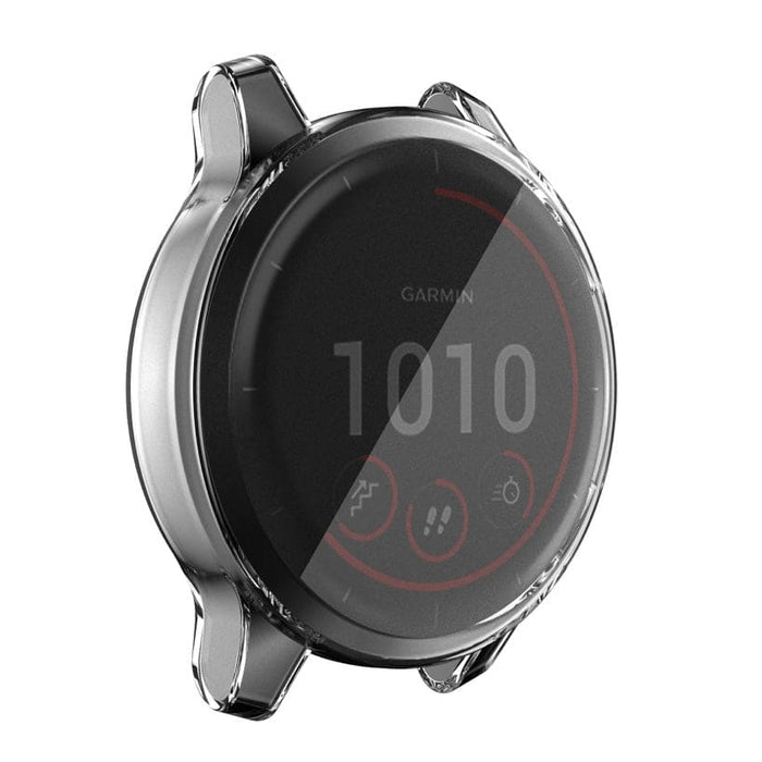 Clear protective case for Garmin Venu watch, transparent TPU cover, designed to shield and fit the Garmin Venu snugly.