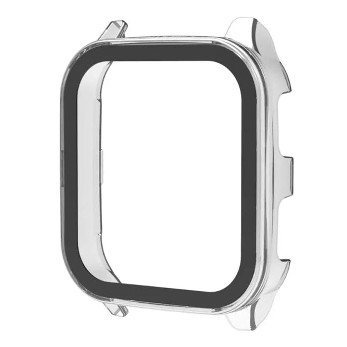 Clear protective case for Garmin Venu Sq 2 Series smartwatch, designed to shield the device from scratches and bumps.