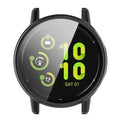 Black Habicare protective watch case for Garmin Vivoactive 5, designed to shield the smartwatch from scratches and impacts.