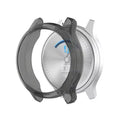 Black Habicare protective case for Garmin Vivomove Style watch, providing durable coverage and style.
