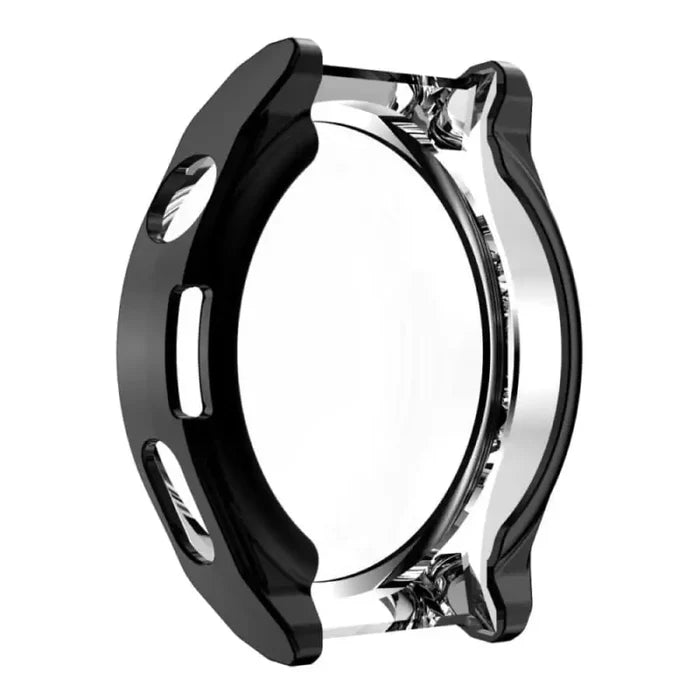 Black Habicare protective case for Huawei GT 2 Pro smartwatch, designed to safeguard the watch with a snug fit.