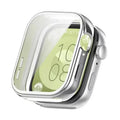 Silver Habicare protective case for Huawei Watch Fit 3, designed to safeguard the smartwatch with a sleek, durable cover.