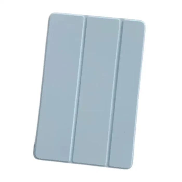 Sky blue 9eight5 protective case for iPad series by Habicare, showcasing durable design and precise fit for tablets.