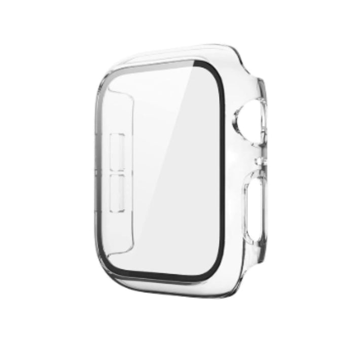 Clear protective case for Oppo Watch 2 42mm, transparent watch cover, showing the sleek design and precise fit on the smartwatch.