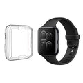 Clear protective case for Oppo Watch 2 (46mm) by That Watch Shop, showing the sleek transparent design on the smartwatch.