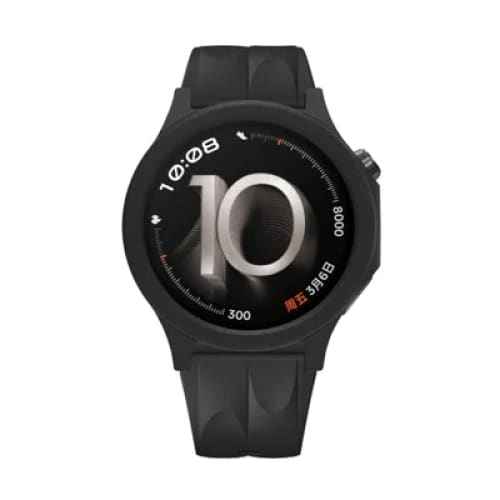 Black silicone protective case for Oppo Watch X3, designed to safeguard the smartwatch from scratches and impacts.