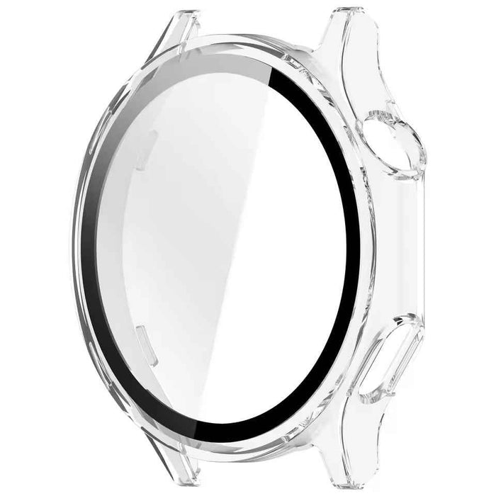 Clear protective case for Oppo Watch X3, transparent watch case by That Watch Shop, showing the slim, form-fitting design.