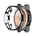 Black Habicare protective case for Samsung Galaxy Watch 4 (40mm) with clear visibility of the watch and case design.