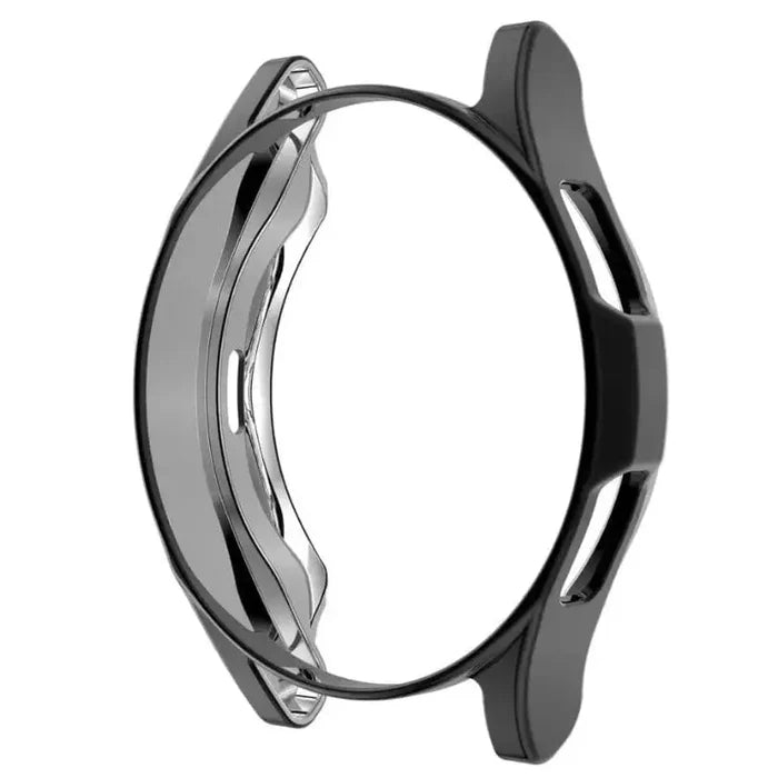 Black Habicare protective case for Samsung Galaxy Watch 4 40mm, designed to safeguard the watch with durable, slim protection.