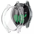 Clear protective case for Samsung Galaxy Watch 42mm, designed to shield the watch while showcasing its design.