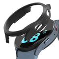 Black Habicare protective case for Samsung Galaxy Watch 5 44mm, designed to shield and protect the smartwatch.