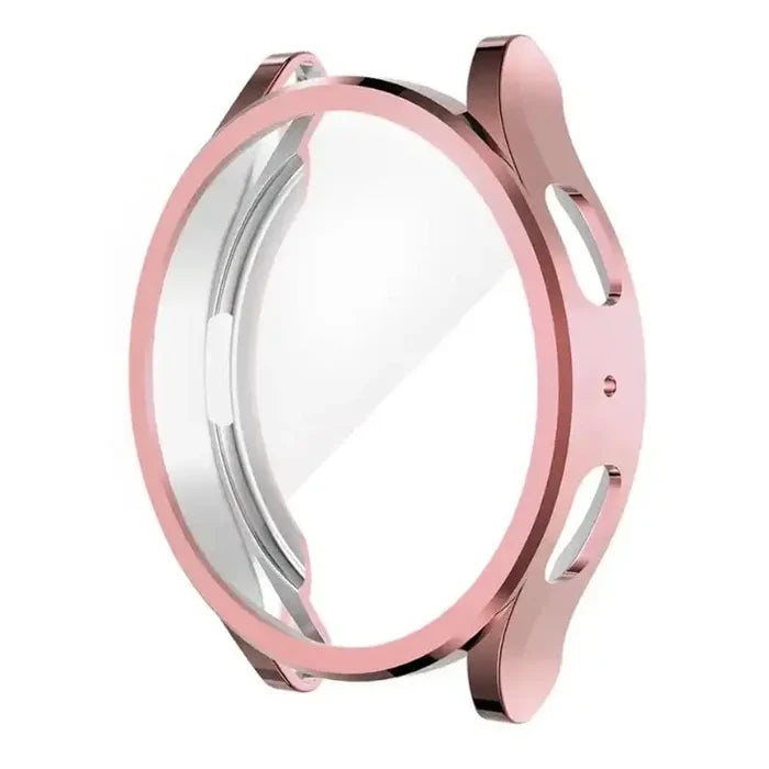 Habicare protective case for Samsung Galaxy Watch 6 Classic 43mm in rose gold, designed to safeguard the watch.