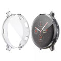 Clear protective case for Samsung Galaxy Watch Active 2 40mm by Habicare, showing the transparent watch cover with precise cutouts.