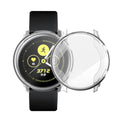 Clear protective case for Samsung Galaxy Watch Active 40mm, made by That Watch Shop, showing the transparent watch cover.