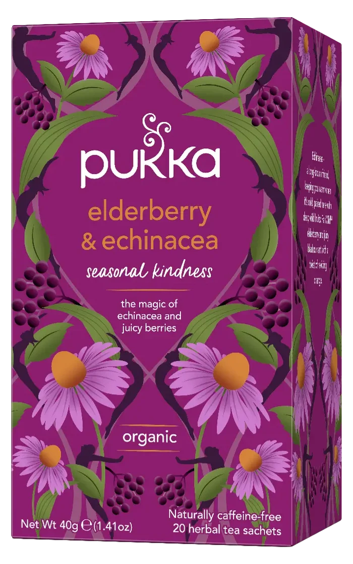 Pukka - Organic Herbal Tea - Elderberry & Echinacea