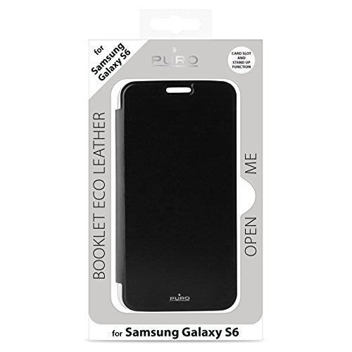 PURO Eco-Leather Horizontal Flip Cover with Card Slot and Stand Up for Samsung Galaxy S6