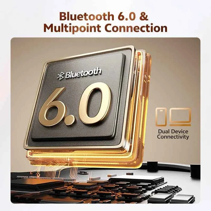 QCY Crossky C50 wireless in-ear earbuds with sleek design and comfortable fit, ideal for active fitness and daily use.