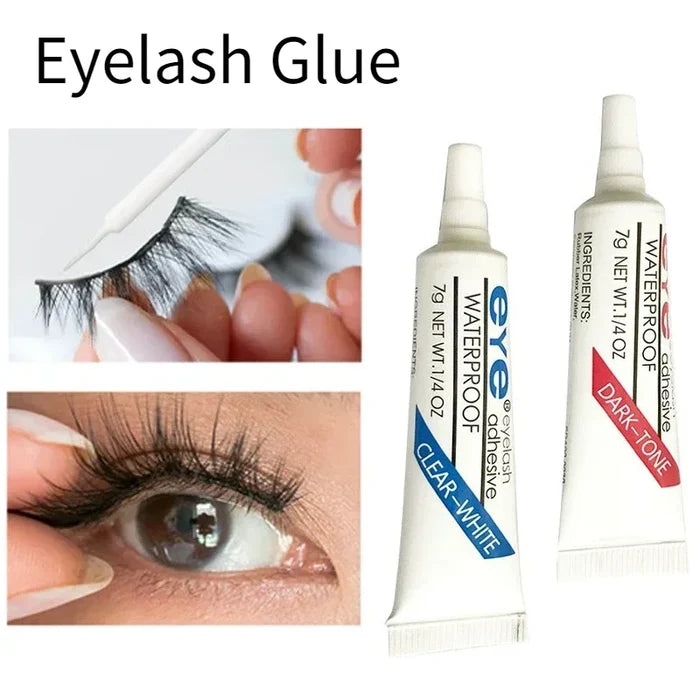Quick Dry Eyelash Glue in makeup packaging, designed for fast, secure eyelash application by ShopHub NZ.