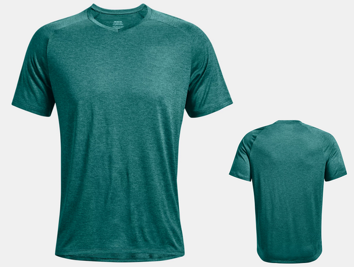 Green quick-drying sports stretch top in 3XL size from dealonline.co.nz, designed for active wear and comfortable movement.