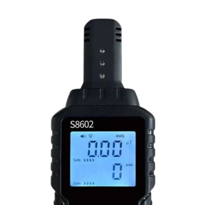 Habicare HBC radiation detector showing digital display and handheld design for detecting radiation levels
