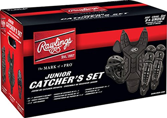 Rawlings Sporting Goods Catcher Set Players Series (Below 9), Black