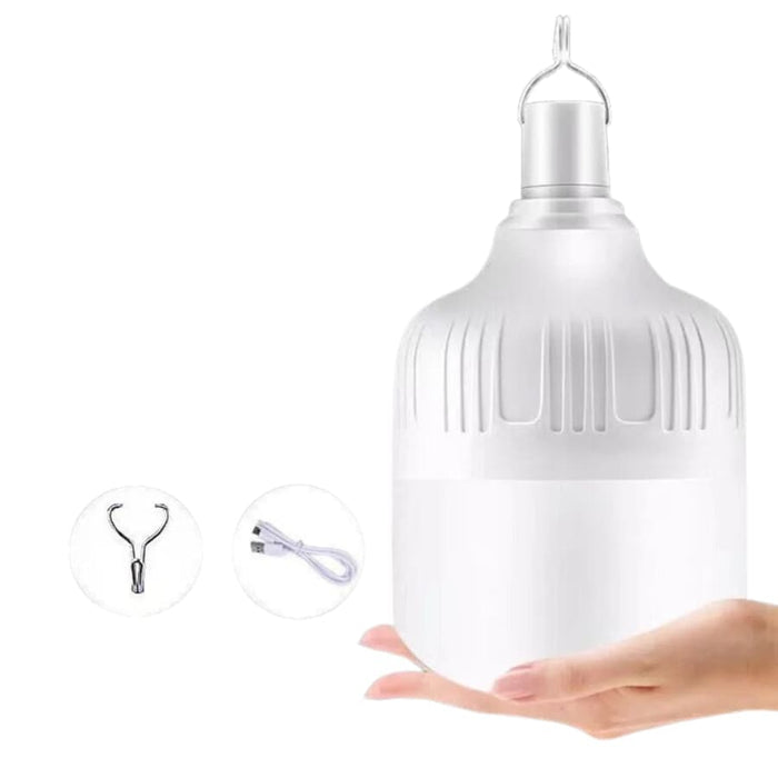 Rechargeable camping light from 9eight5, a versatile outdoor tool with bright LED illumination for camping and outdoor activities.