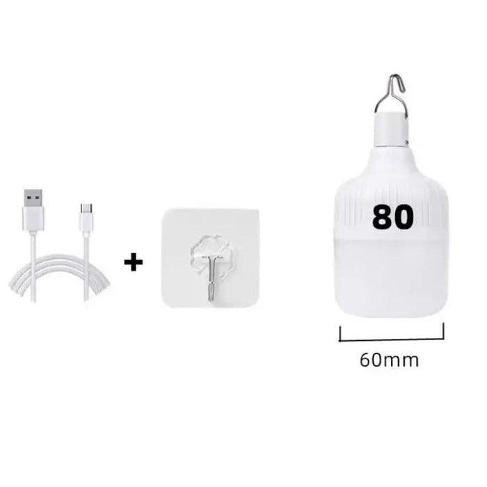 Re-chargeable camping light by 9eight5, compact multipurpose tool with bright LED illumination and adjustable settings.