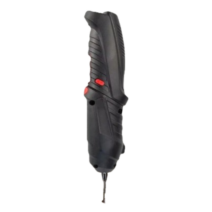 Habicare HBC rechargeable electric screwdriver set with interchangeable bits and ergonomic handle, ready for DIY projects.